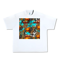 White western sunset bison and sunflowers seamless pattern Urban Heavy Tee - HRA Design Shop