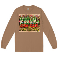 Toasted Coconut GIN GLE Christmas gin bottles Long Sleeve Tee - AdoDesignShop