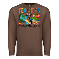 Chestnut teachers change the world Premium Sweatshirt - NancyCooperArtShop