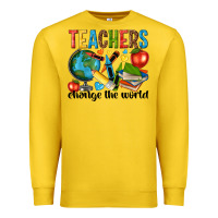 Lemon teachers change the world Premium Sweatshirt - NancyCooperArtShop