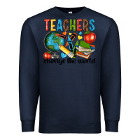 Navy teachers change the world Premium Sweatshirt - NancyCooperArtShop