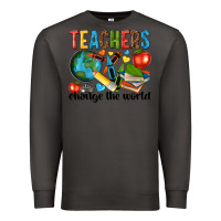 Smoke teachers change the world Premium Sweatshirt - NancyCooperArtShop
