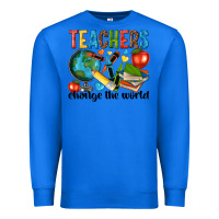 True Royal teachers change the world Premium Sweatshirt - NancyCooperArtShop