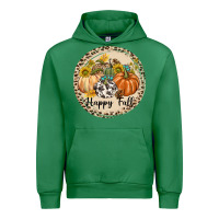 Emerald Happy Fall Urban Hoodie - texasbilliewilder
