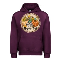 Mauve Wine Happy Fall Urban Hoodie - texasbilliewilder