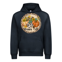 Navy Happy Fall Urban Hoodie - texasbilliewilder