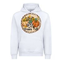 White Happy Fall Urban Hoodie - texasbilliewilder