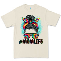 Bone tie dye momlife messy bun Premium Tee - BarkalooDesign