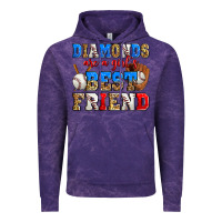 Cloud Purple diamonds are a girl's best friend baseball Vintage Hoodie - Zillion Design Studio