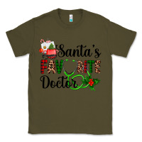 Army Green santa's favorite doctor Classic Tee - AdoDesignShop