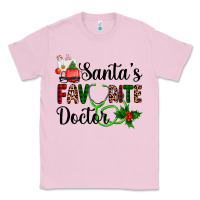 Bubblegum Pink santa's favorite doctor Classic Tee - AdoDesignShop