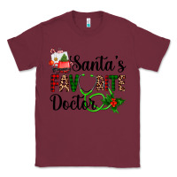 Burgundy santa's favorite doctor Classic Tee - AdoDesignShop