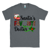 Charcoal Heather santa's favorite doctor Classic Tee - AdoDesignShop