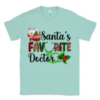 Seafoam santa's favorite doctor Classic Tee - AdoDesignShop