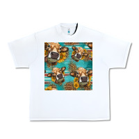 White western sunflowers cow seamless pattern Urban Heavy Tee - HRA Design Shop