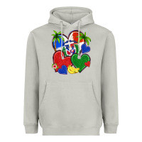 Moon Dust dominican repuclic hearts Heavyweight Hoodie - NancyCooperArtShop