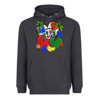 Smoke dominican repuclic hearts Heavyweight Hoodie - NancyCooperArtShop