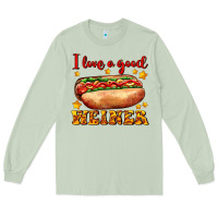 Matcha i love a good weiner Long Sleeve Tee - AdoDesignShop