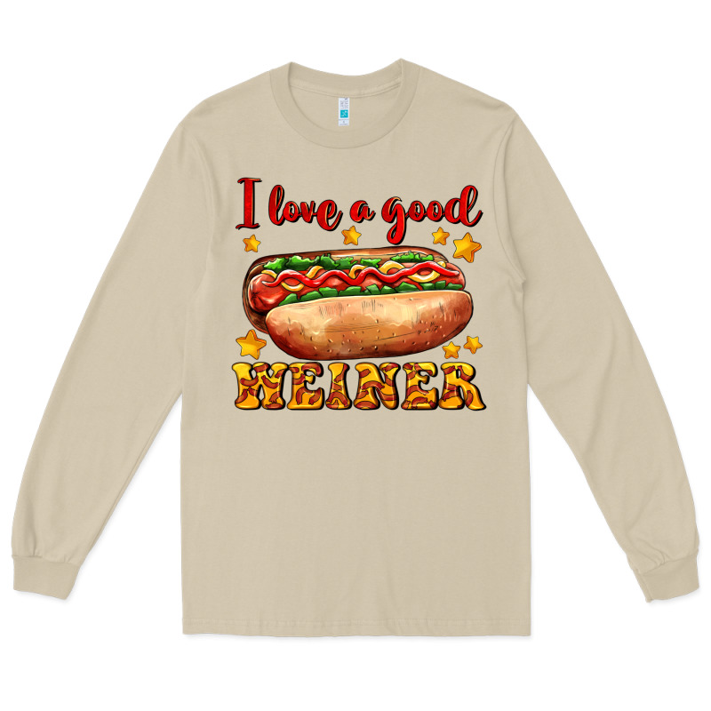 I Love A Good Weiner Long Sleeve Tee by AdoDesignShop | Teevron