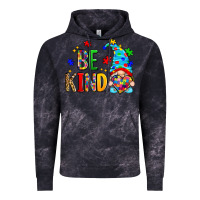 Cloud Black be kind autism gnome Vintage Hoodie - Zillion Design Studio