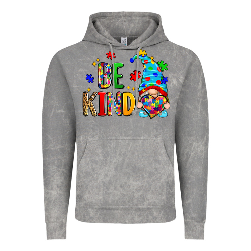 Be Kind Autism Gnome Vintage Hoodie by Zillion Design Studio | Teevron