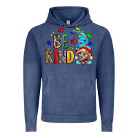 Vintage Denim be kind autism gnome Vintage Hoodie - Zillion Design Studio