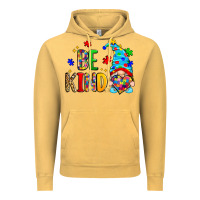 Vintage Mustard be kind autism gnome Vintage Hoodie - Zillion Design Studio