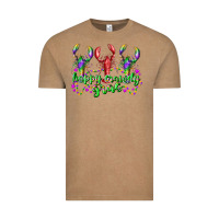 Vintage Coffee happy crawdy gras Vintage Tee - RacoonDesign