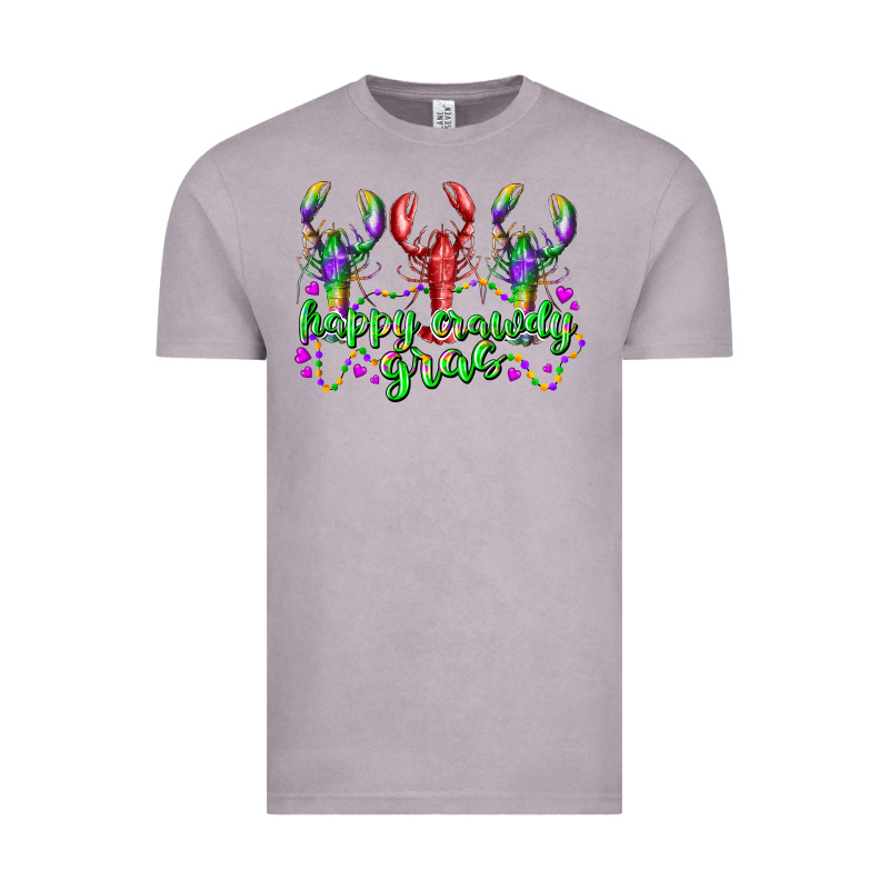 Happy Crawdy Gras Vintage Tee by RacoonDesign | Teevron