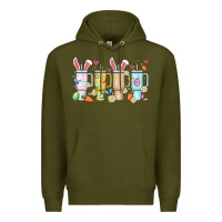 Army Green obsessive cup disorder easter Premium Hoodie - Artiststas