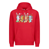 Red obsessive cup disorder easter Premium Hoodie - Artiststas