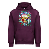 Mauve Wine Mamacita needs a margarita Urban Hoodie - NancyCooperArtShop
