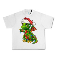 Lunar Rock Christmas Cute Dragon Urban Heavy Tee - FaDigitalArtStudio