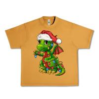 Peanut Butter Christmas Cute Dragon Urban Heavy Tee - FaDigitalArtStudio