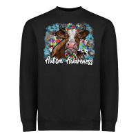 Black autism awareness 2 Heavyweight Sweatshirt - SublimationCraftShop