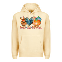 Pina Colada peace love pumpkins Premium Hoodie - AdoDesignShop