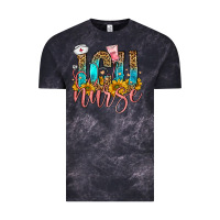 Cloud Black icu nurse Vintage Tee - FaDigitalArtStudio