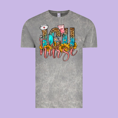 Icu Nurse Vintage Tee Designed By Fadigitalartstudio