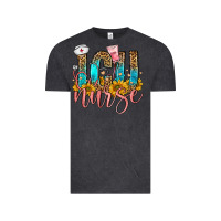Vintage Black icu nurse Vintage Tee - FaDigitalArtStudio