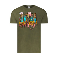 Vintage Olive icu nurse Vintage Tee - FaDigitalArtStudio