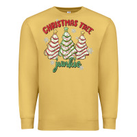 Antique Gold christmas tree junkie Premium Sweatshirt - MaliasSmallBusiness