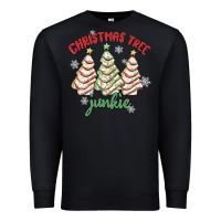 Black christmas tree junkie Premium Sweatshirt - MaliasSmallBusiness