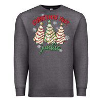Charcoal Heather christmas tree junkie Premium Sweatshirt - MaliasSmallBusiness