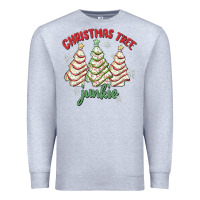 Heather Grey christmas tree junkie Premium Sweatshirt - MaliasSmallBusiness