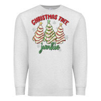 Oatmeal Heather christmas tree junkie Premium Sweatshirt - MaliasSmallBusiness