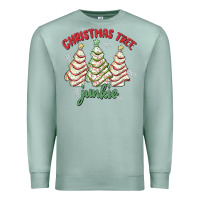 Seafoam christmas tree junkie Premium Sweatshirt - MaliasSmallBusiness
