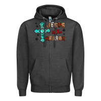 Charcoal Heather jesus is the reason for this season christmas Zipper Hoodie - Jasminsmagicworld