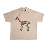 French Oak christmas deer skeleton Urban Heavy Tee - FaDigitalArtStudio