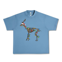 Pebble Blue christmas deer skeleton Urban Heavy Tee - FaDigitalArtStudio