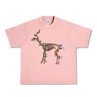 Salmon christmas deer skeleton Urban Heavy Tee - FaDigitalArtStudio